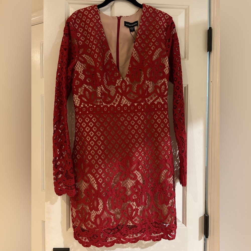 Style Maker (brand) lace dress. NWT